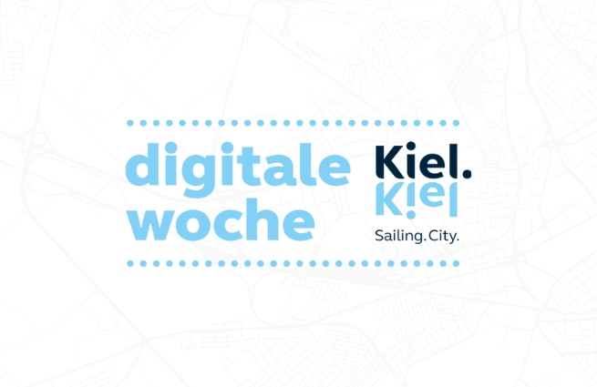 Logo der Digitalen Woche Kiel mit Schriftzug „digitale woche kiel“